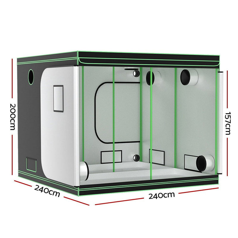 Greenfingers Grow Tent Kits 200x 200 x 200cm Hydroponics Indoor Grow System Payday Deals