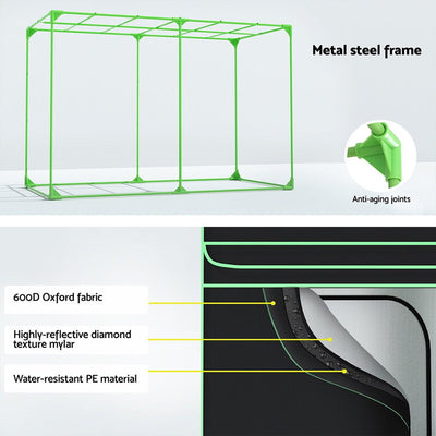 Greenfingers Grow Tent Kits 300x150x200cm Hydroponics Indoor Plant Grow System Payday Deals