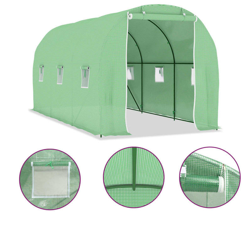 Greenhouse 9 m² 4.5x2x2 m Payday Deals