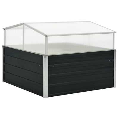 Greenhouse Anthracite 100x100x77 cm Galvanised Steel Payday Deals