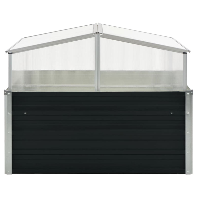 Greenhouse Anthracite 100x100x77 cm Galvanised Steel Payday Deals