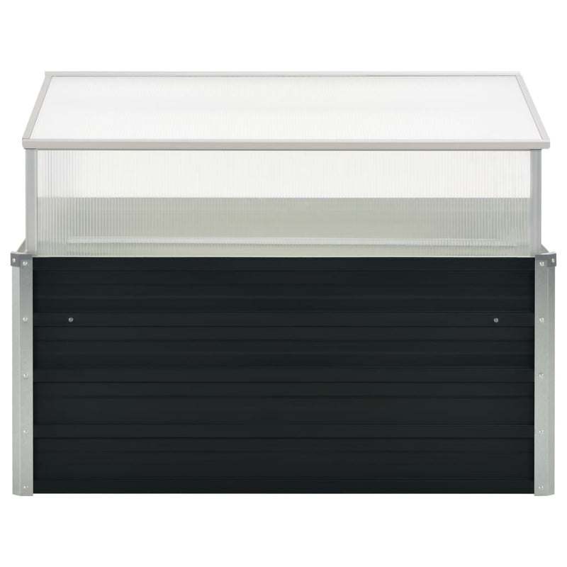 Greenhouse Anthracite 100x100x77 cm Galvanised Steel Payday Deals