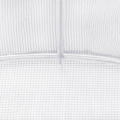 Greenhouse with Steel Frame White 8 m² 4x2x2 m Payday Deals