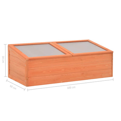 Greenhouse Wood 100x50x34 cm Payday Deals