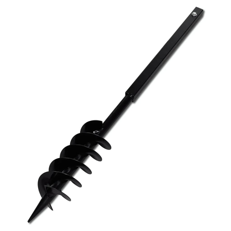 Ground Drill with Handle 100 mm with Extension Tube 9 m Steel Payday Deals