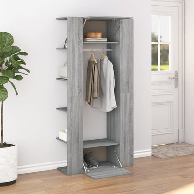 Hallway Cabinet Grey Sonoma 97.5x37x99 cm Engineered Wood Payday Deals