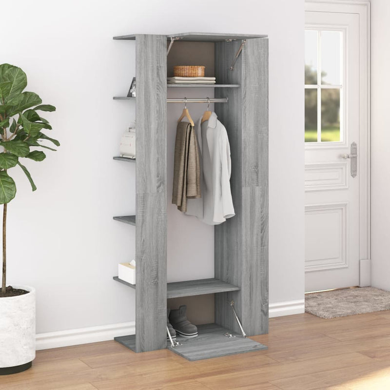 Hallway Cabinet Grey Sonoma 97.5x37x99 cm Engineered Wood Payday Deals