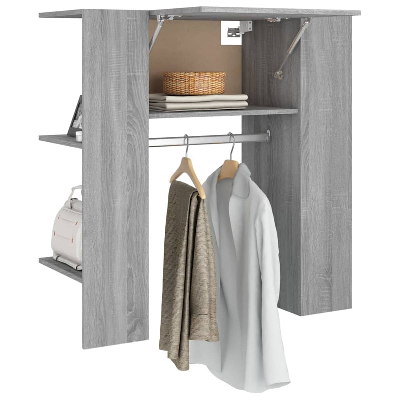 Hallway Cabinet Grey Sonoma 97.5x37x99 cm Engineered Wood Payday Deals