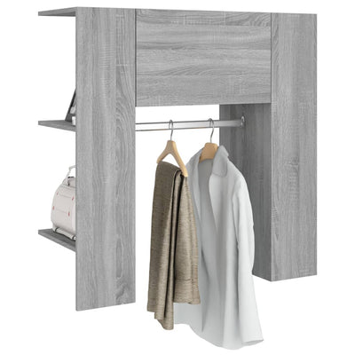 Hallway Cabinet Grey Sonoma 97.5x37x99 cm Engineered Wood Payday Deals