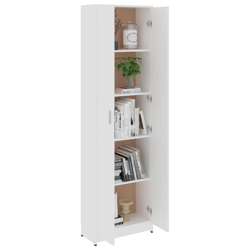 Hallway Wardrobe White 55x25x189 cm Engineered Wood Payday Deals