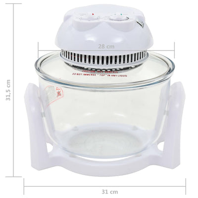 Halogen Convection Oven with Extension Ring 800 W 10 L Payday Deals