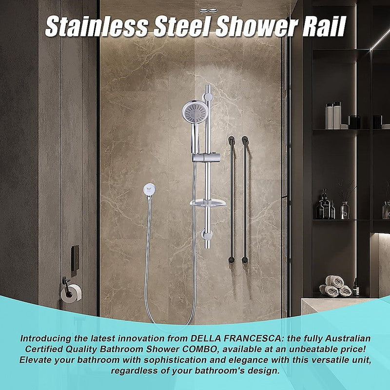 Hand Held Shower Rail Soap Dish Bathroom Set Payday Deals