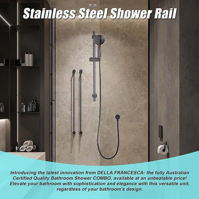 Hand Held Shower Rail Soap Dish Bathroom Set Payday Deals