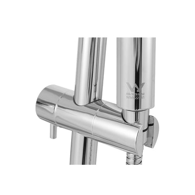 Handheld Shower Head Wall Holder 4.7'' High Pressure Adjustable 3 Modes Chrome Payday Deals