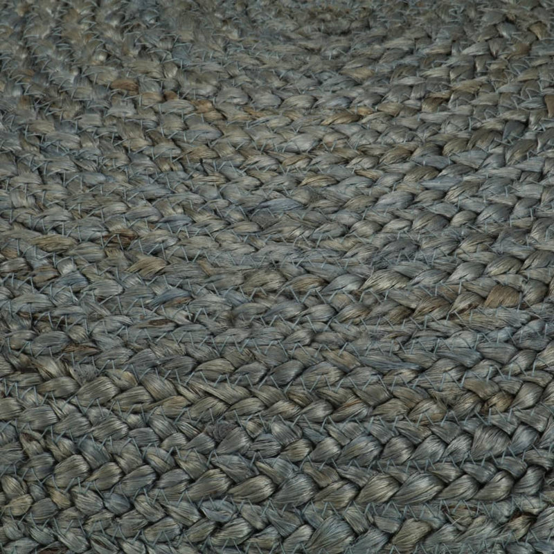 Handmade Pouffe Olive Green 45x30 cm Jute Payday Deals