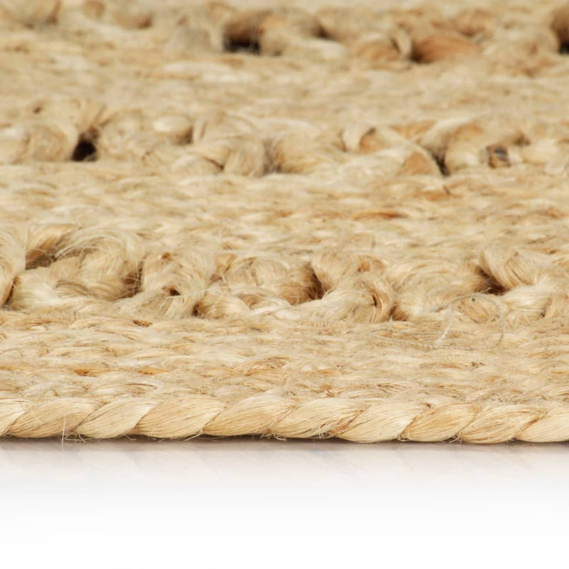 Handmade Rug Braided Jute 150 cm Payday Deals