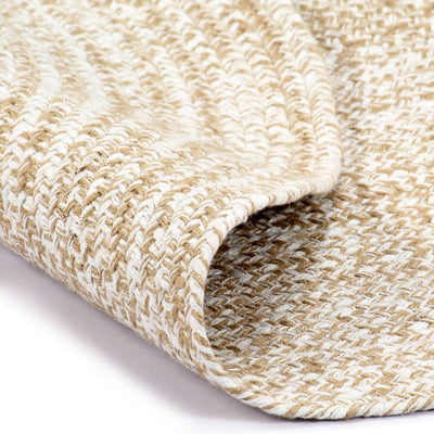 Handmade Rug Jute White and Natural 120 cm Payday Deals