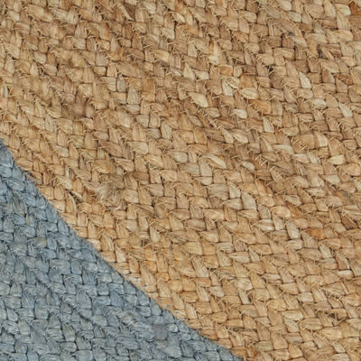 Handmade Rug Jute with Olive Green Border 120 cm Payday Deals