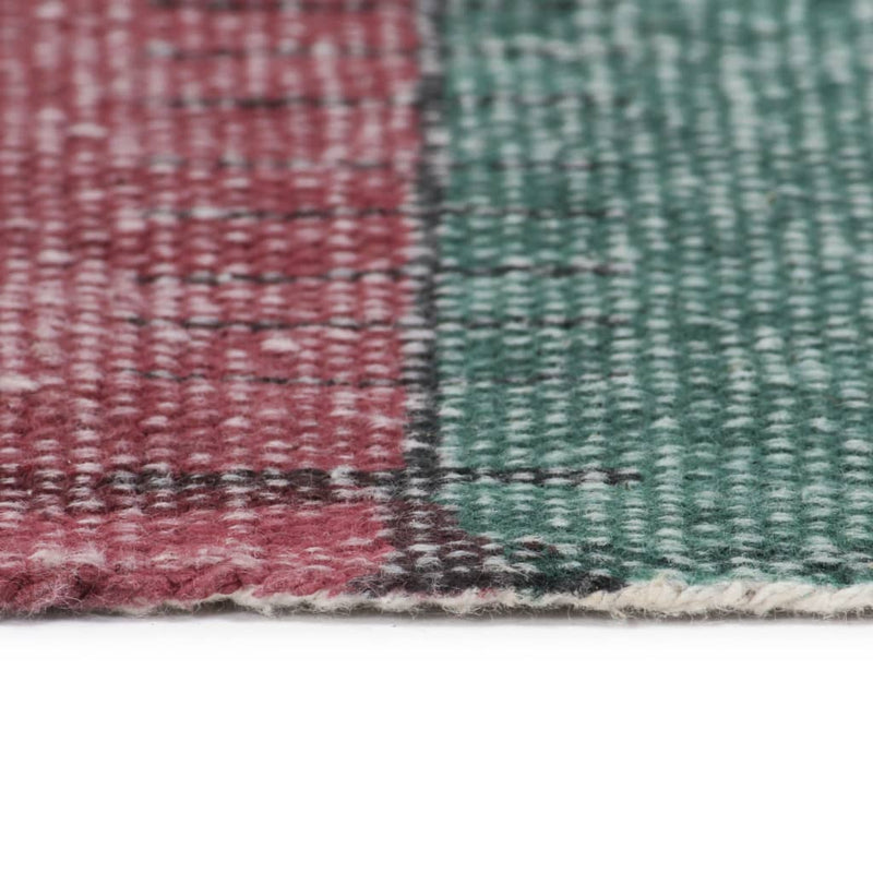 Handwoven Kilim Rug Cotton 120x180 cm Printed Multicolour Payday Deals