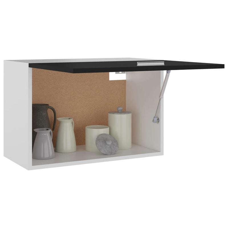 Hanging Cabinet Black 60x31x40 cm Engineered Wood Payday Deals