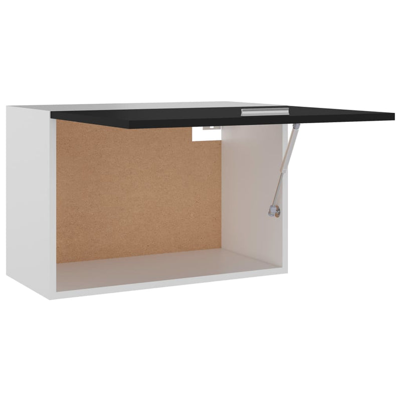 Hanging Cabinet Black 60x31x40 cm Engineered Wood Payday Deals