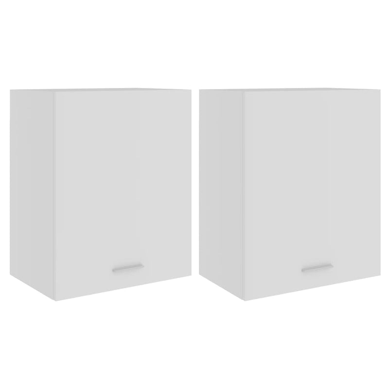 Hanging Cabinets 2 pcs White 50x31x60 cm Engineered Wood Payday Deals