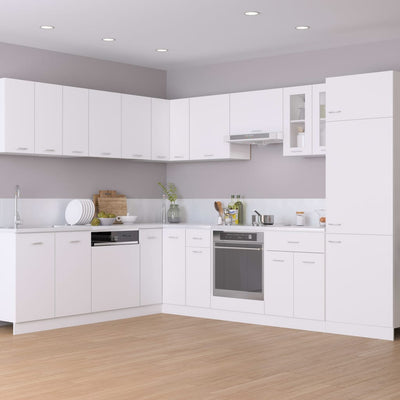 Hanging Cabinets 2 pcs White 50x31x60 cm Engineered Wood Payday Deals
