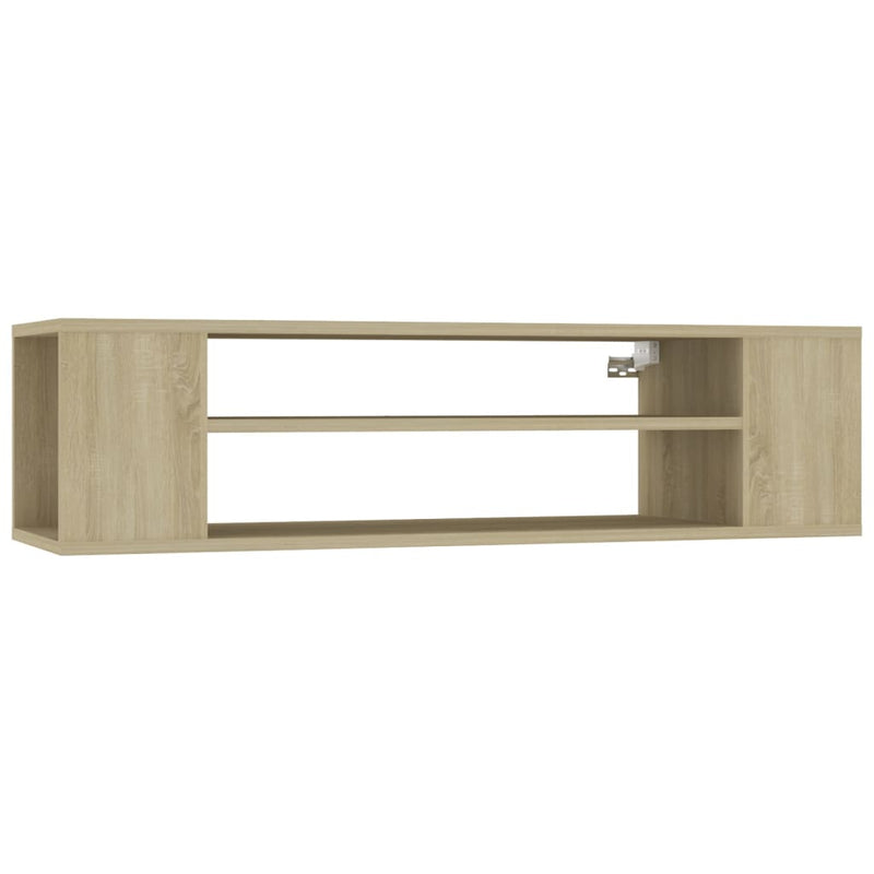 Hanging TV Cabinet Sonoma Oak 100x30x26.5 cm Engineered Wood Payday Deals
