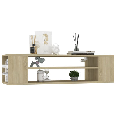 Hanging TV Cabinet Sonoma Oak 100x30x26.5 cm Engineered Wood Payday Deals