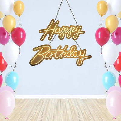 Happy Birthday Neon Sign Hanging Glowing Party Decoration Payday Deals