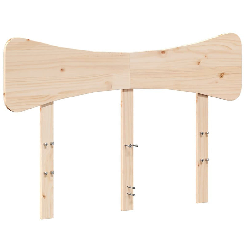 Headboard 135 cm Solid Wood Pine Payday Deals