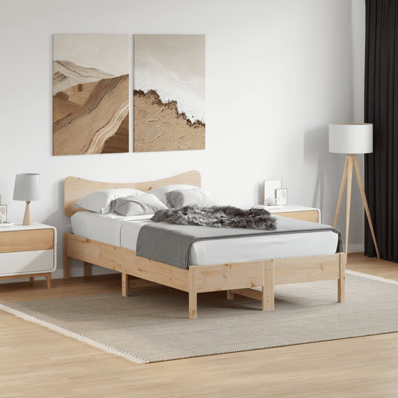 Headboard 135 cm Solid Wood Pine Payday Deals