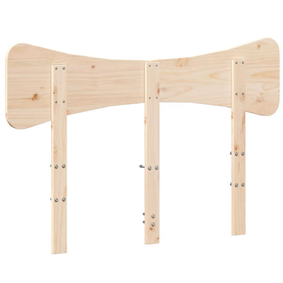 Headboard 135 cm Solid Wood Pine Payday Deals