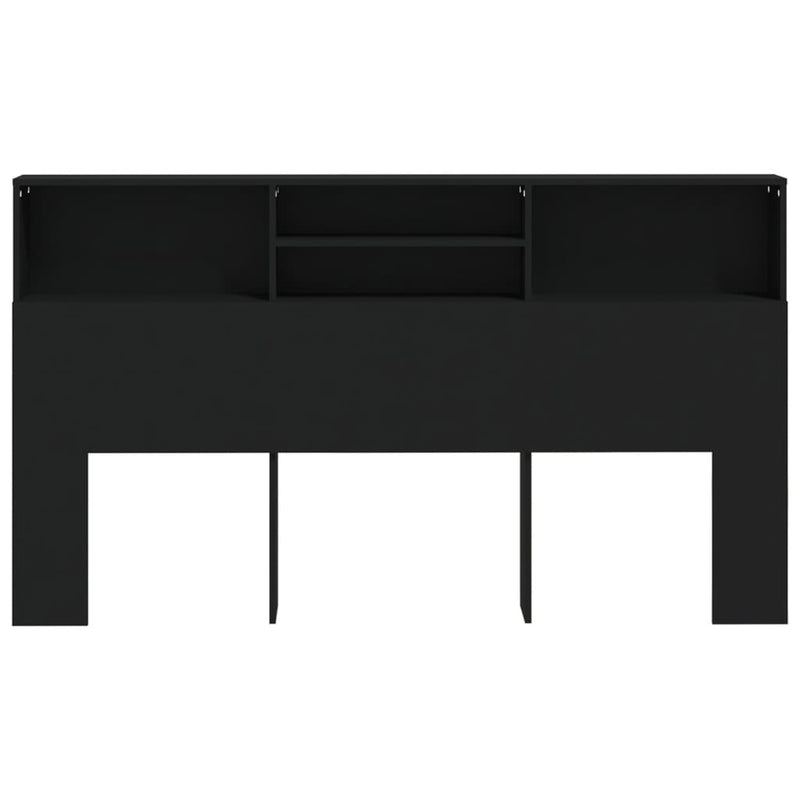 Headboard Cabinet Black 180 cm Payday Deals