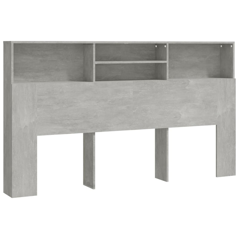 Headboard Cabinet Concrete Grey 180 cm Payday Deals