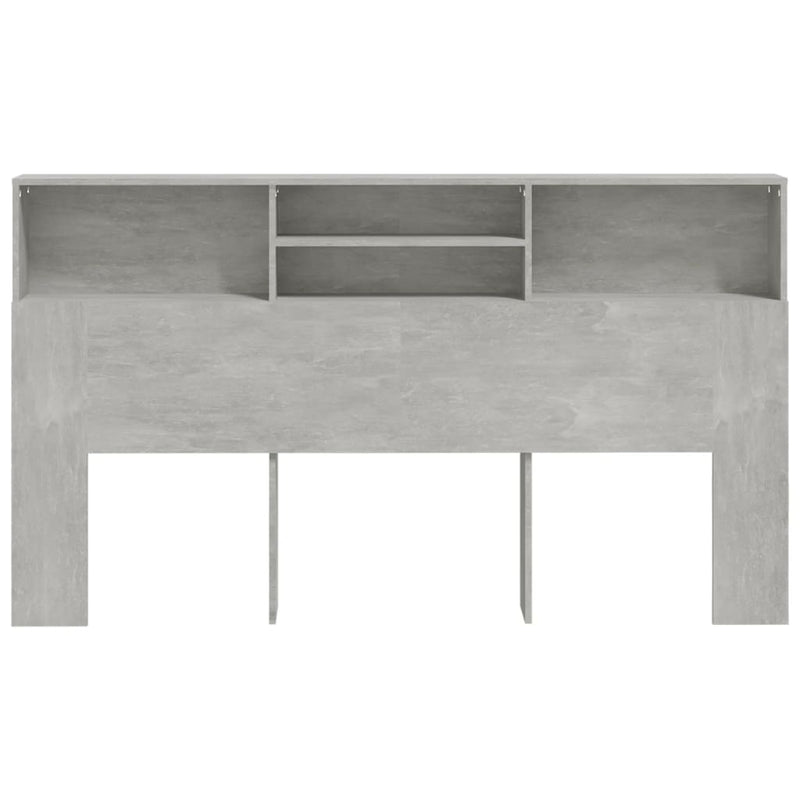 Headboard Cabinet Concrete Grey 180 cm Payday Deals