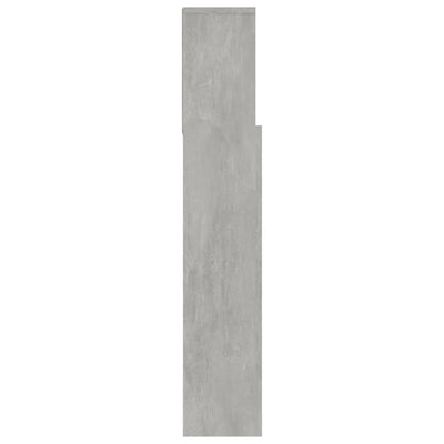 Headboard Cabinet Concrete Grey 180 cm Payday Deals