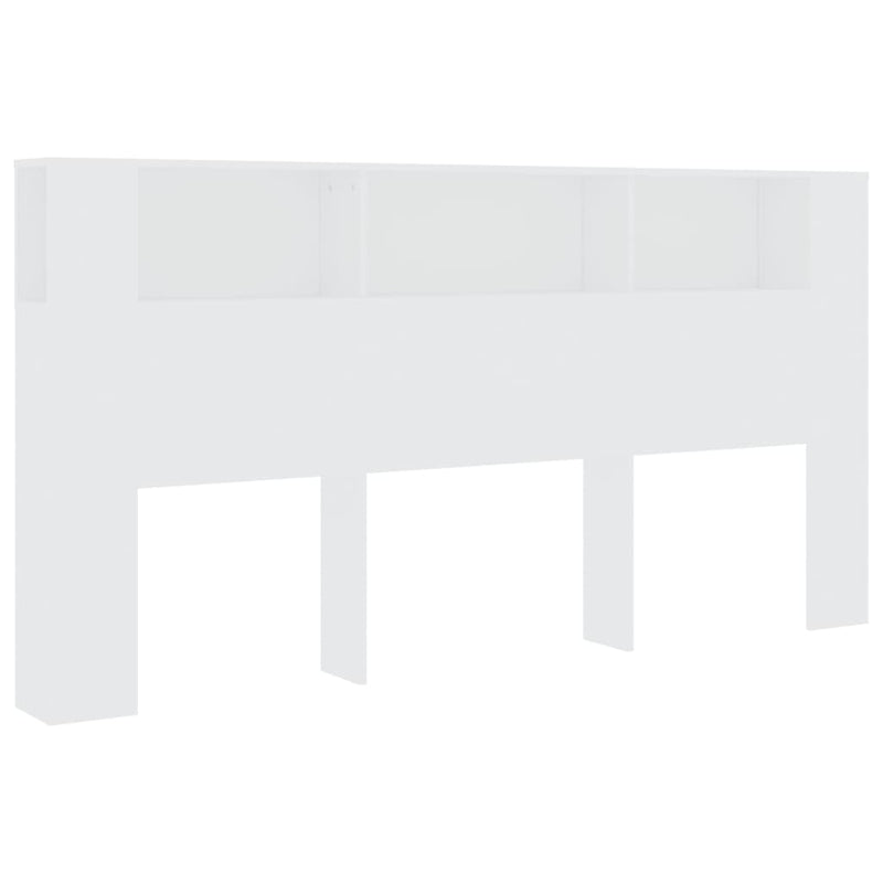 Headboard Cabinet White 200 cm Payday Deals