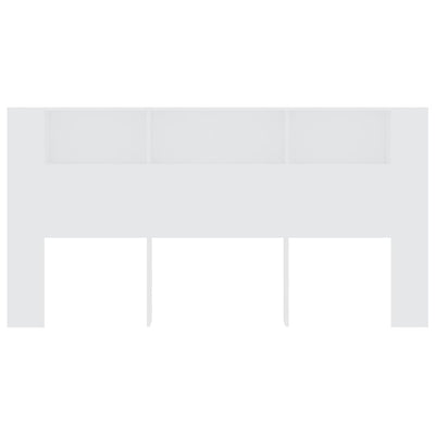 Headboard Cabinet White 200 cm Payday Deals