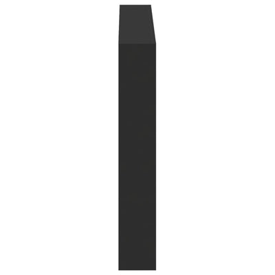 Headboard Cabinet with LED Black 120 cm Payday Deals