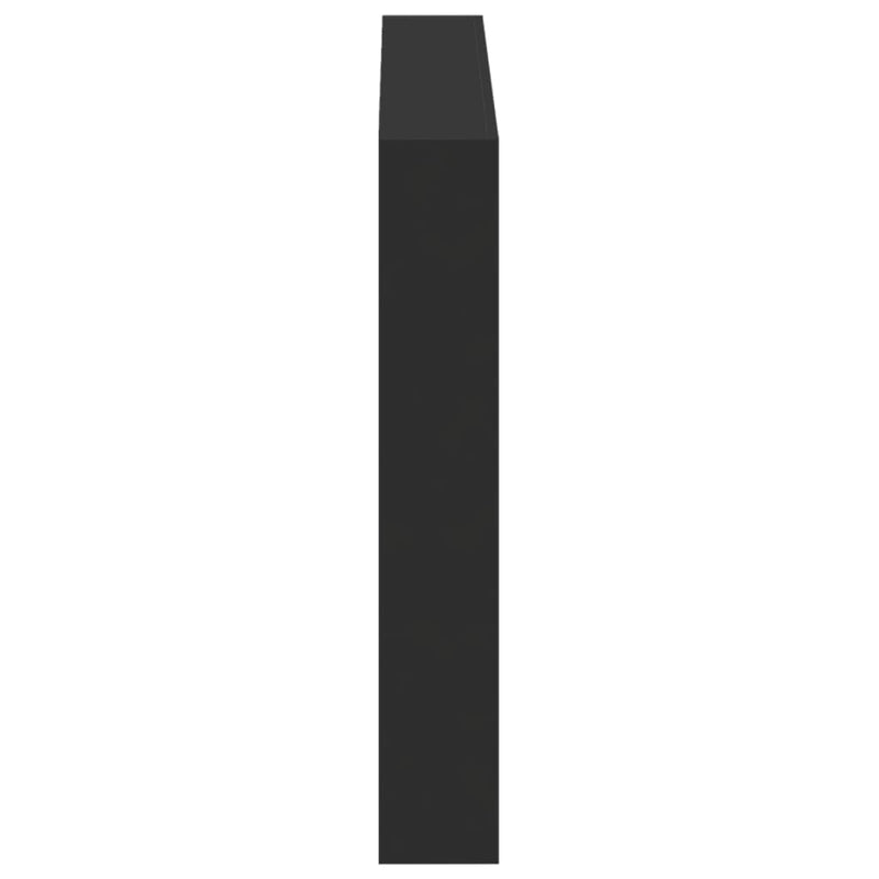 Headboard Cabinet with LED Black 120 cm Payday Deals