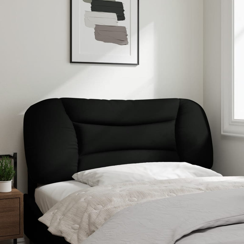 Headboard Cushion Black 107 cm Fabric Payday Deals