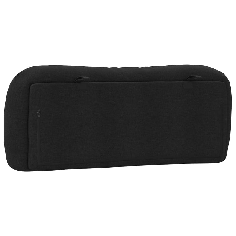 Headboard Cushion Black 107 cm Fabric Payday Deals