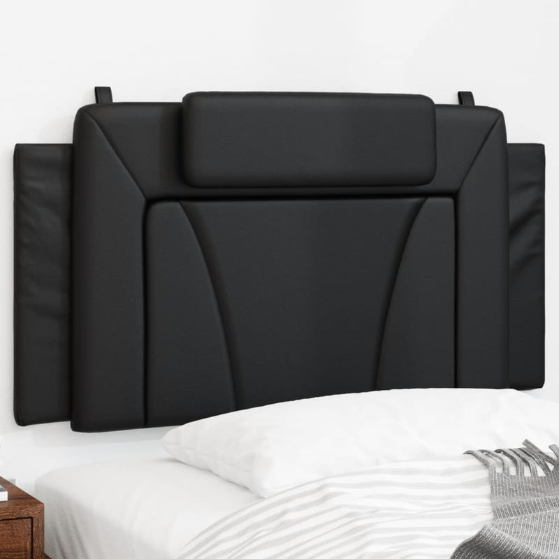 Headboard Cushion Black 107 cm King Single Faux Leather Payday Deals
