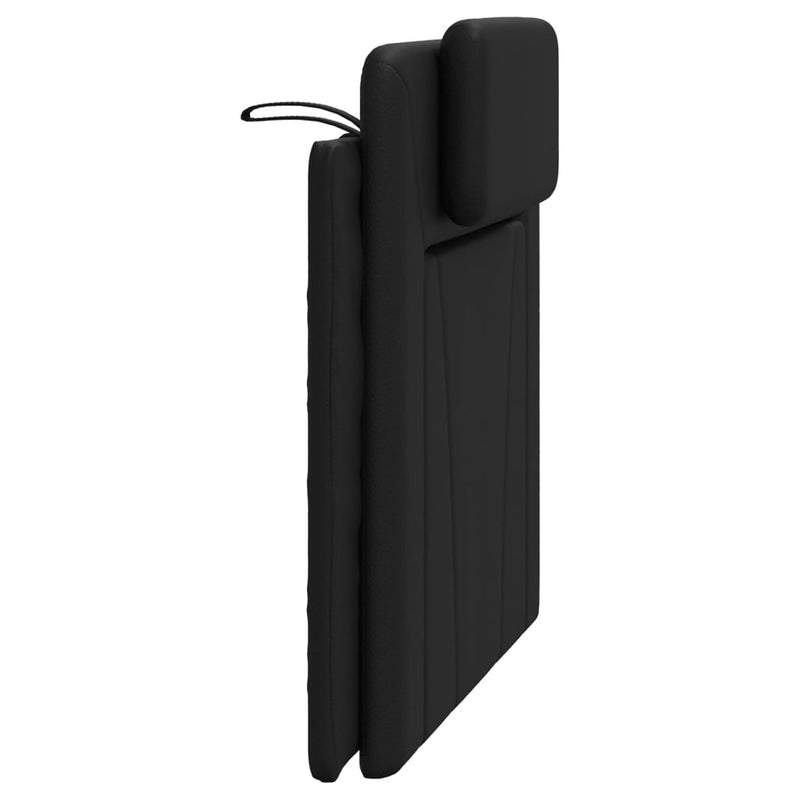 Headboard Cushion Black 107 cm King Single Faux Leather Payday Deals