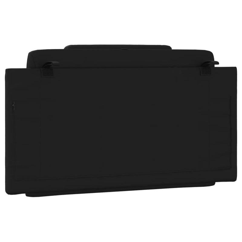 Headboard Cushion Black 107 cm King Single Faux Leather Payday Deals