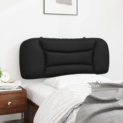 Headboard Cushion Black 107 cm King Single Faux Leather Payday Deals