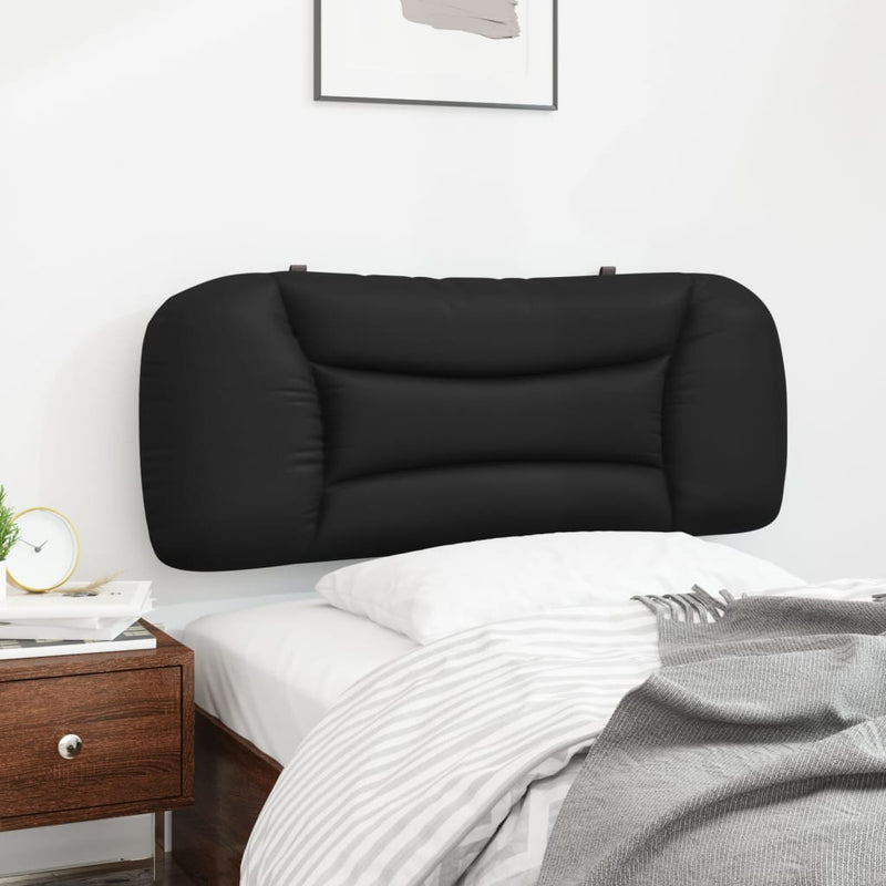 Headboard Cushion Black 107 cm King Single Faux Leather Payday Deals