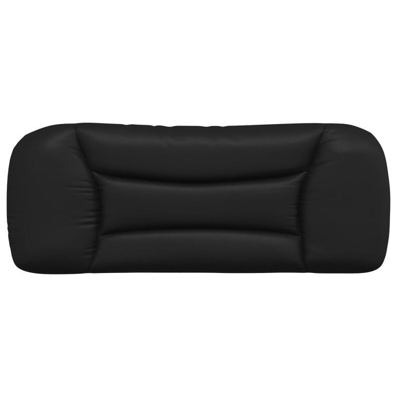 Headboard Cushion Black 107 cm King Single Faux Leather Payday Deals