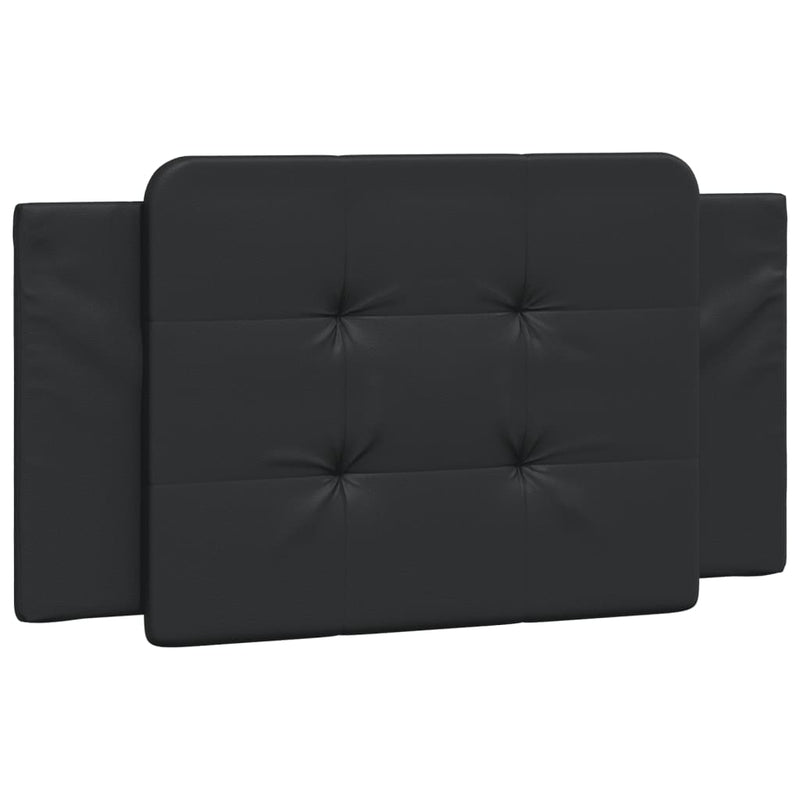 Headboard Cushion Black 107 cm King Single Faux Leather Payday Deals